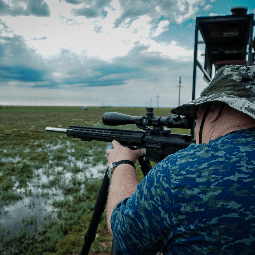 shoot prairie dogs with KenOutdoors in the Texas Panhandle